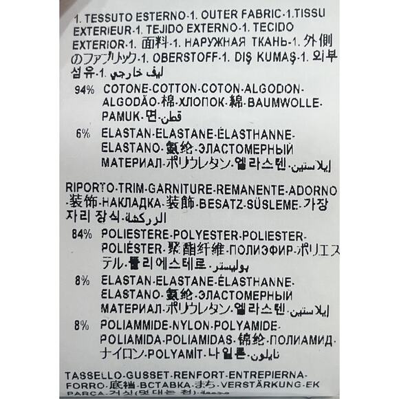 M2-39 VERSACE Women's Greca Panties Triangle Bikini Cotton White Size 2/Small - Picture 7 of 10